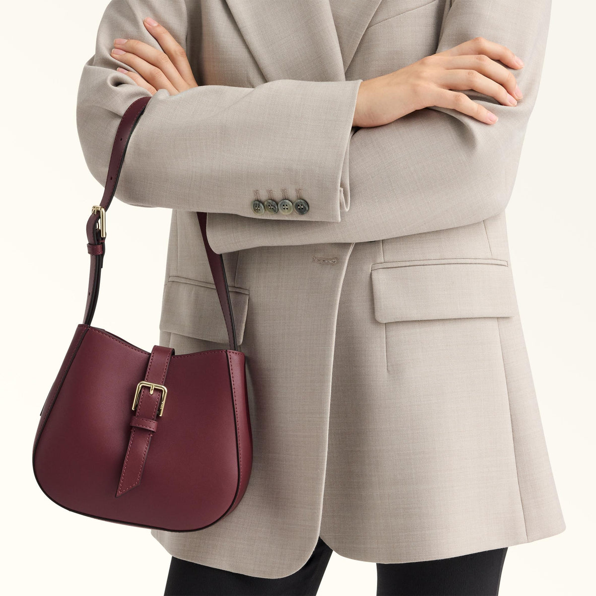 Furla Dora Bucket Bag Red Apple - Furla