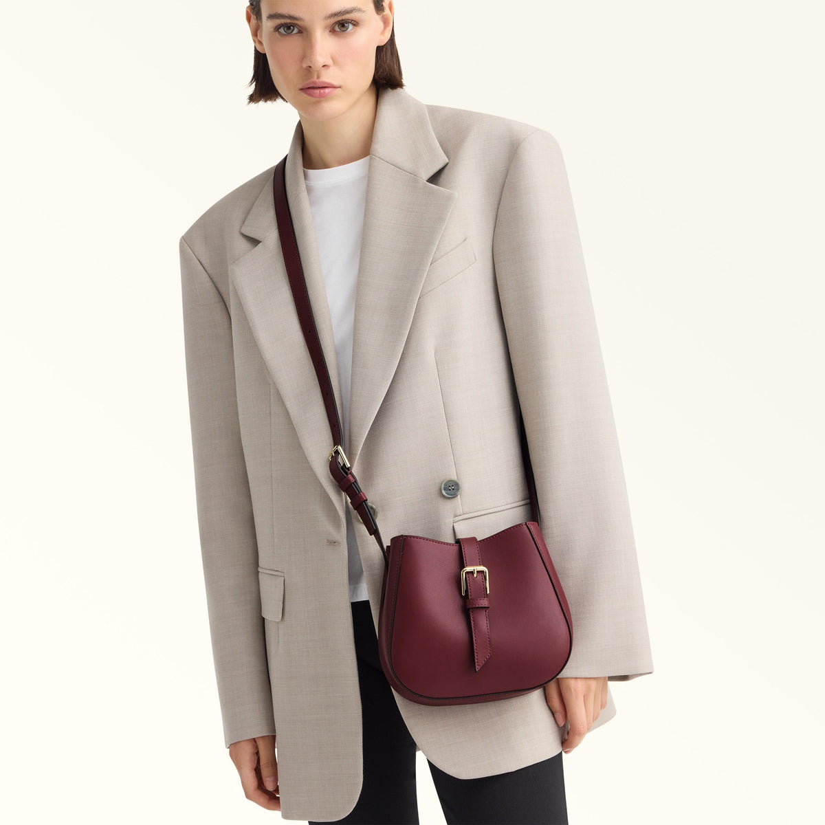 Furla Dora Bucket Bag Red Apple - Furla