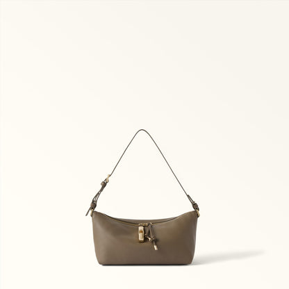 Furla Debby Shoulder Bag Muddy Gray - Furla