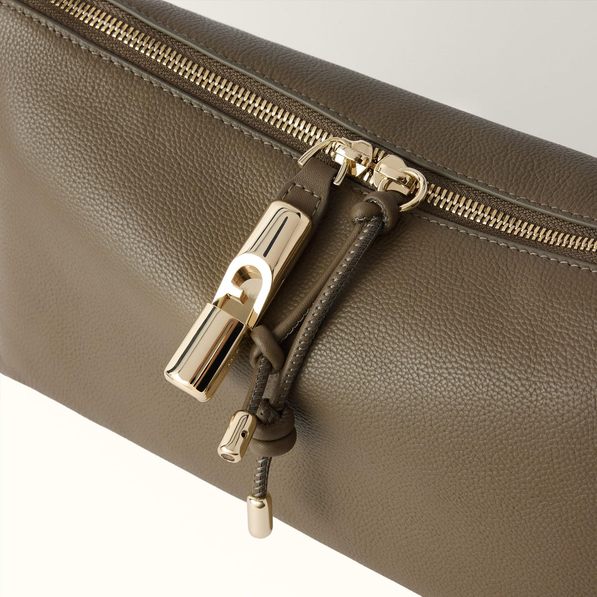 Furla Debby Shoulder Bag Muddy Gray - Furla