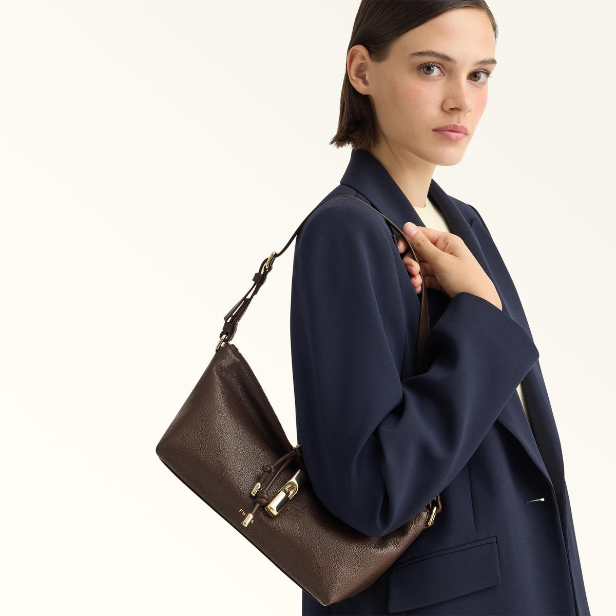 Furla Debby Shoulder Bag Cioccolato - Furla