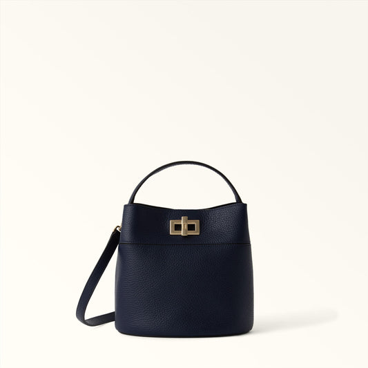 Furla Amelia Bucket Bag Ink Blue - Furla