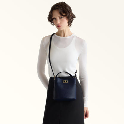 Furla Amelia Bucket Bag Ink Blue - Furla