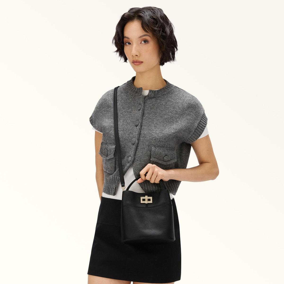 Furla Amelia Bucket Bag Nero - Furla