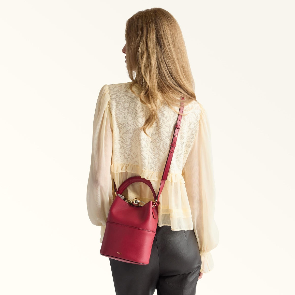 Furla Sfera Mini Bag Lacca+Vaniglia Int. - Furla
