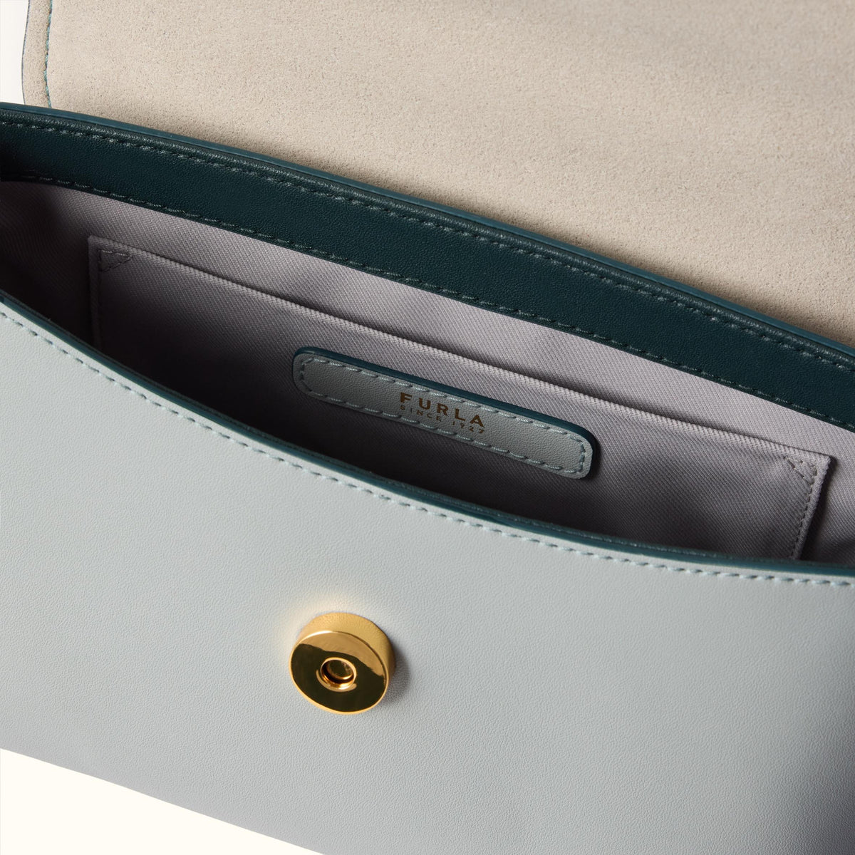 Furla Moonlight Top Handle Toni Edera Green - Furla