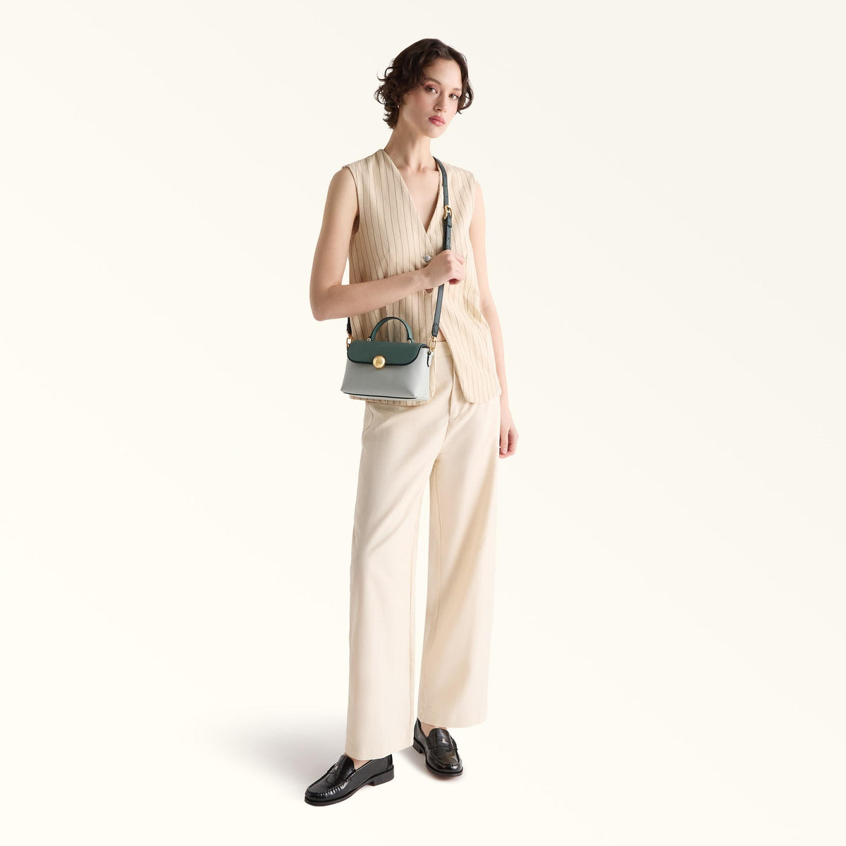 Furla Moonlight Top Handle Toni Edera Green - Furla
