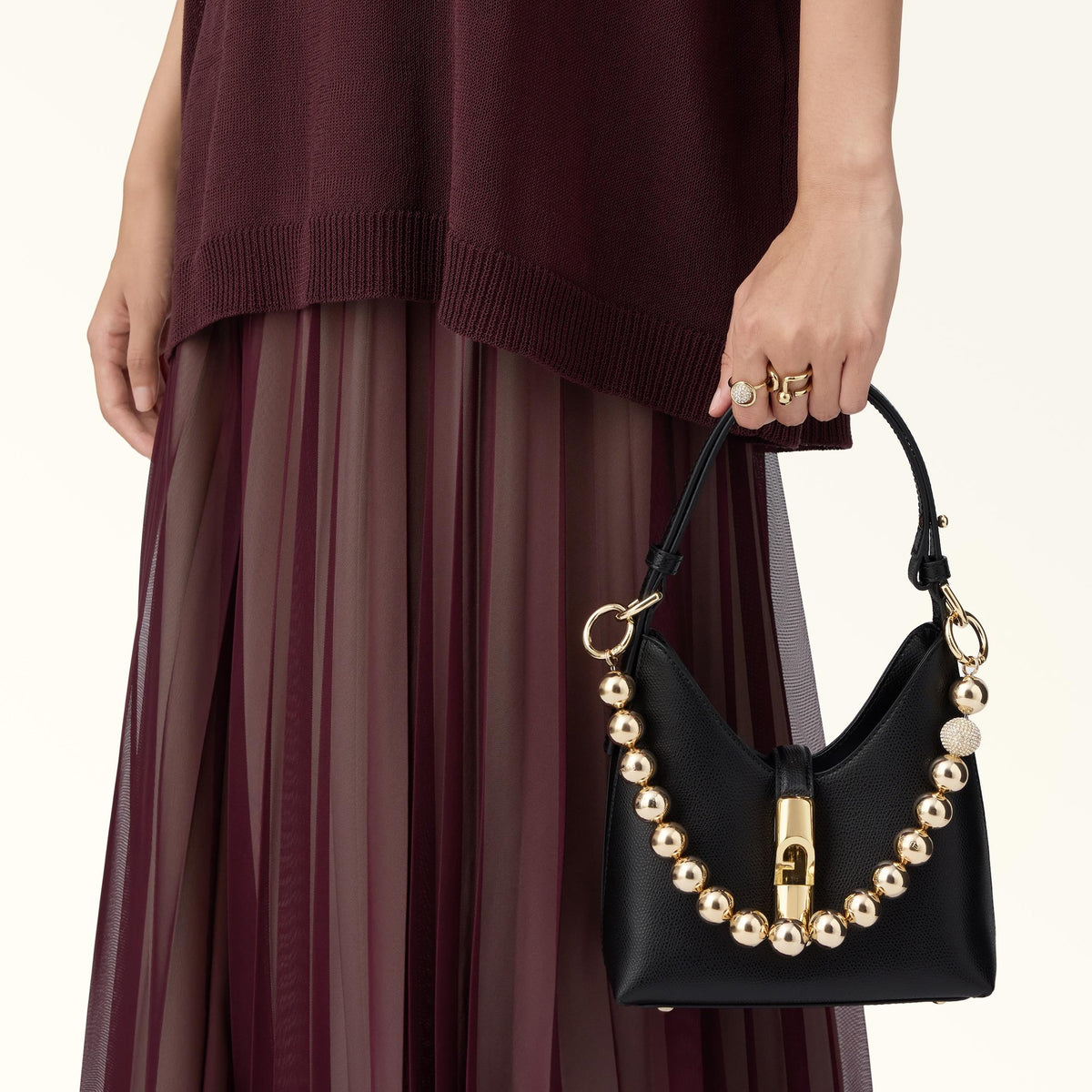 Furla Iride Mini Bag Nero - Furla