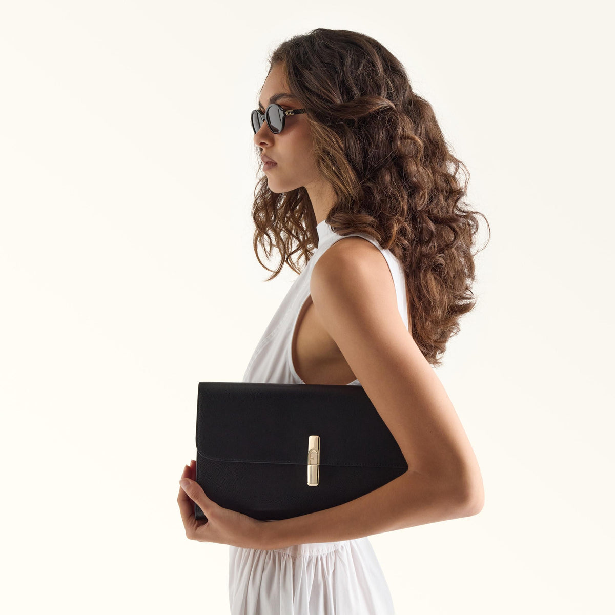 Furla Iride Clutch Nero - Furla