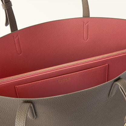 Furla Ava Tote L Muddy Gray+Rosewood Int. - Furla