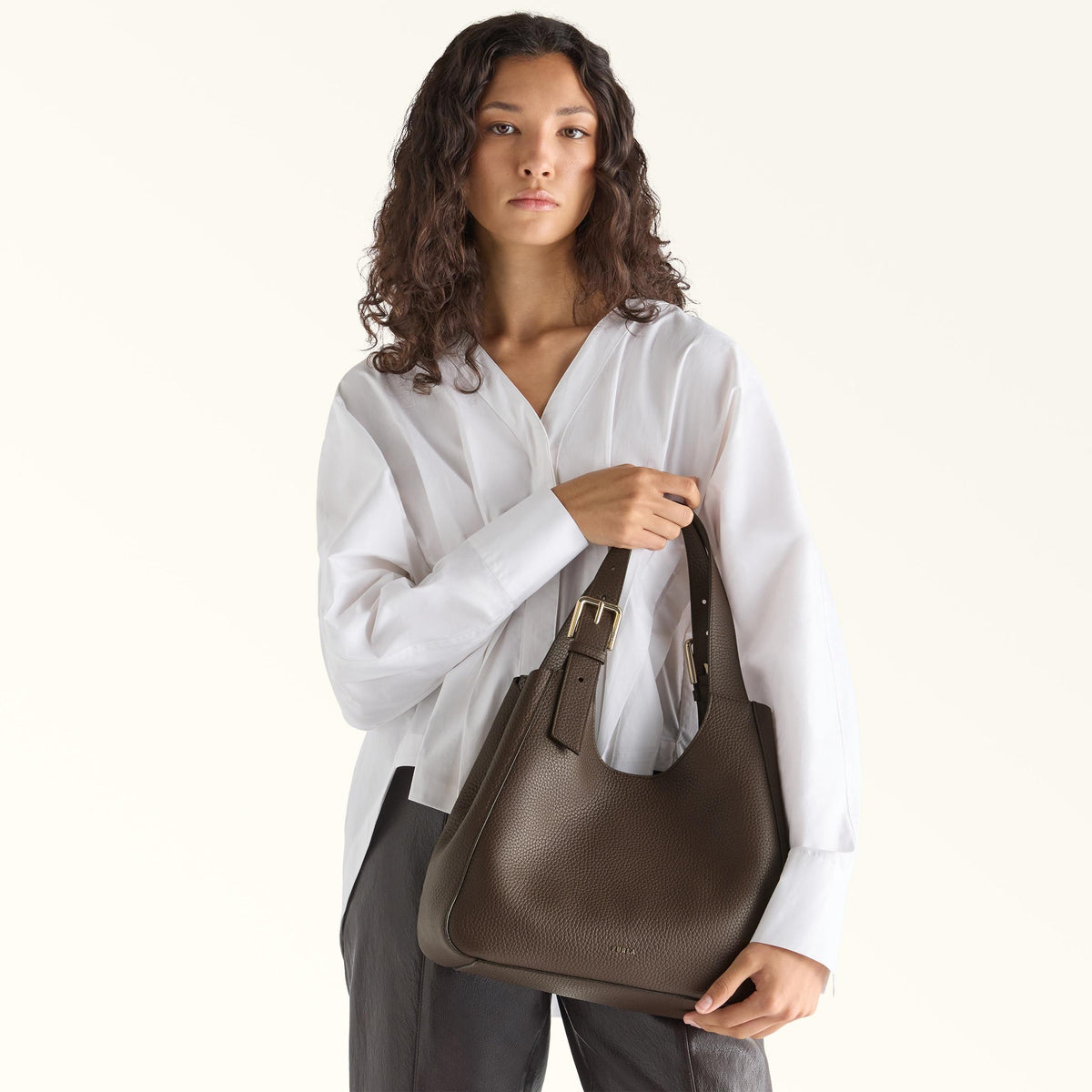 Furla Dora Tote M Cioccolato - Furla