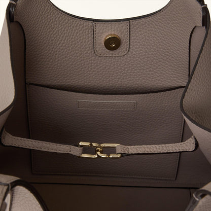 Furla Dora Tote M Cachemire Gray - Furla