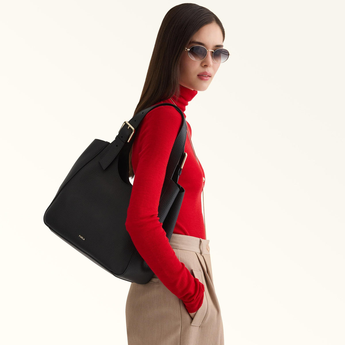 Furla Dora Tote M Nero - Furla