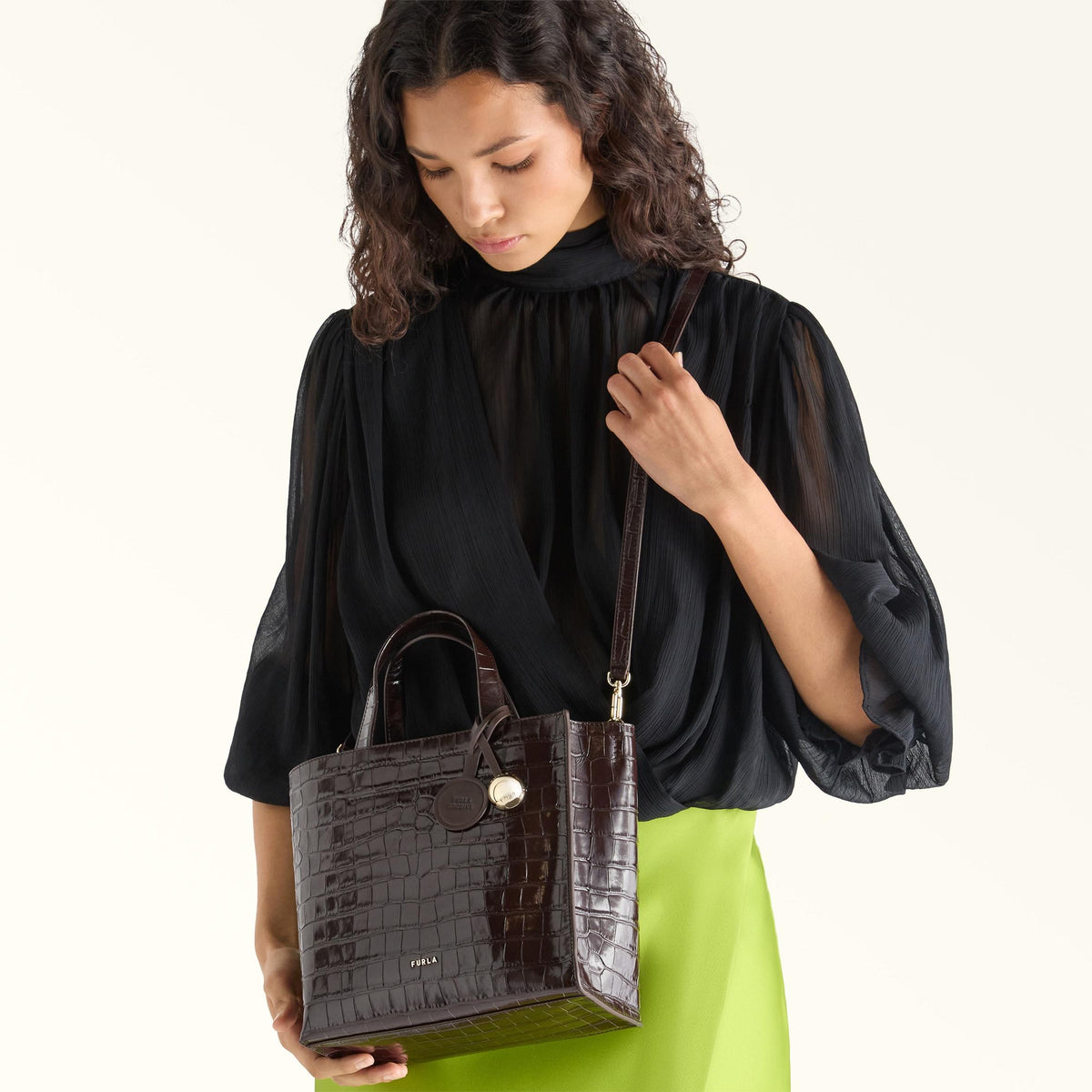 Furla Divide It Tote S Cioccolato - Furla