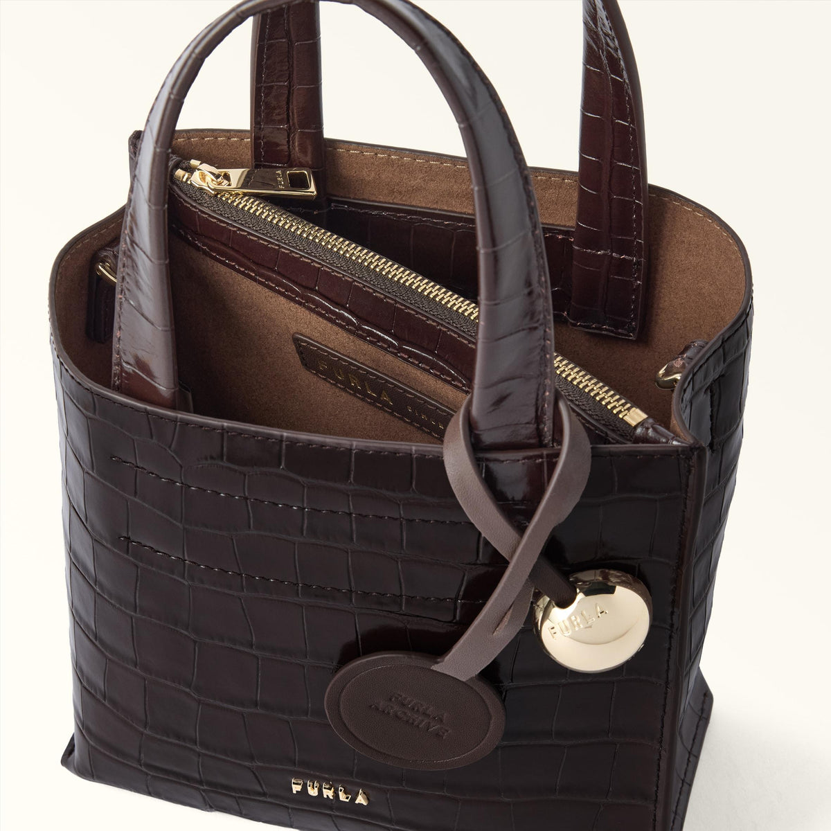 Furla Divide It Tote MINI Cioccolato - Furla