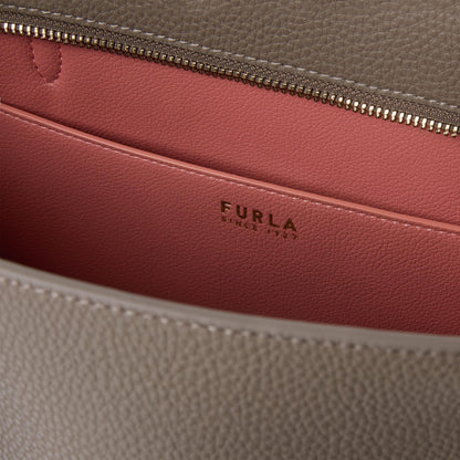 Furla Ava Tote L Muddy Gray+Rosewood Int. - Furla