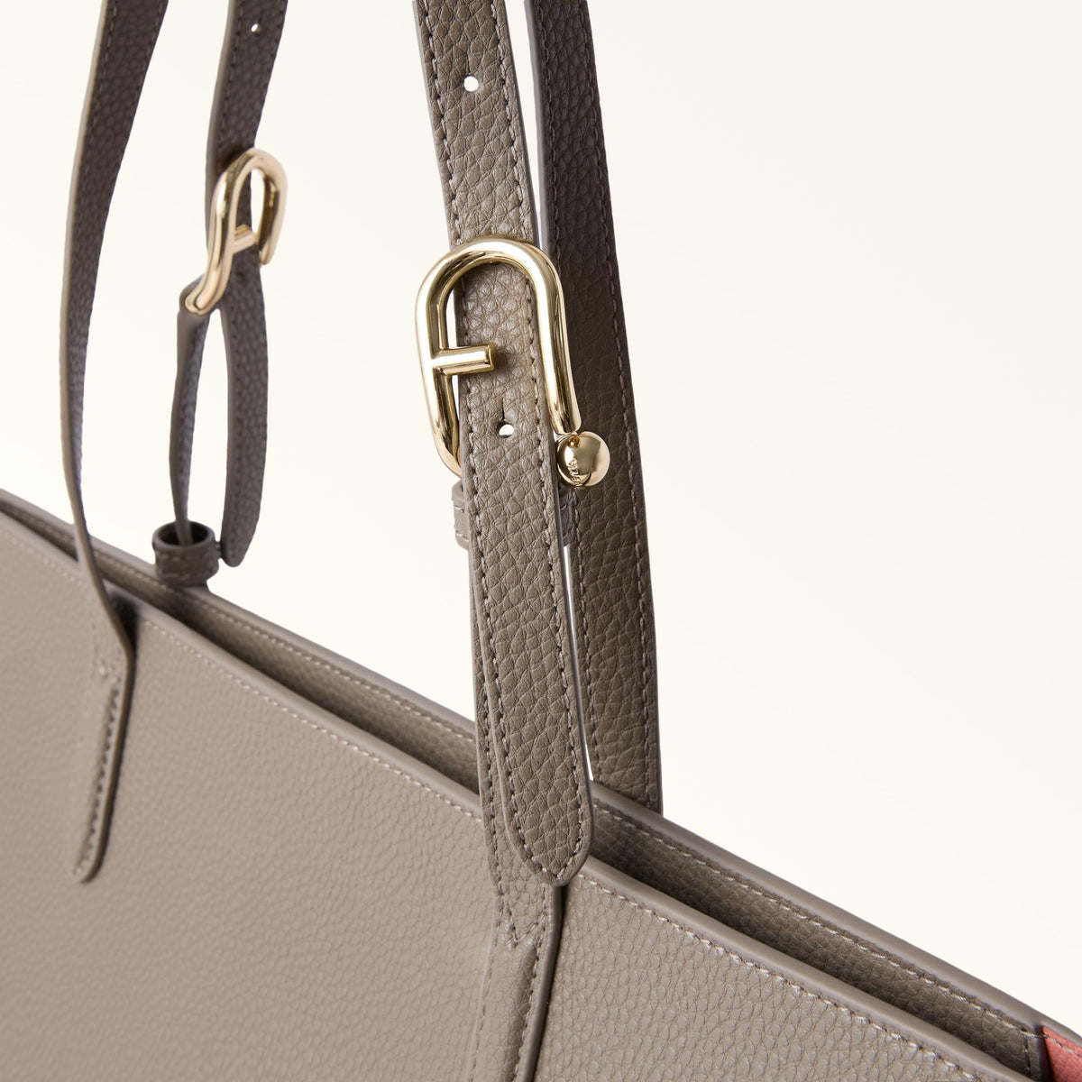 Furla Ava Tote L Muddy Gray+Rosewood Int. - Furla