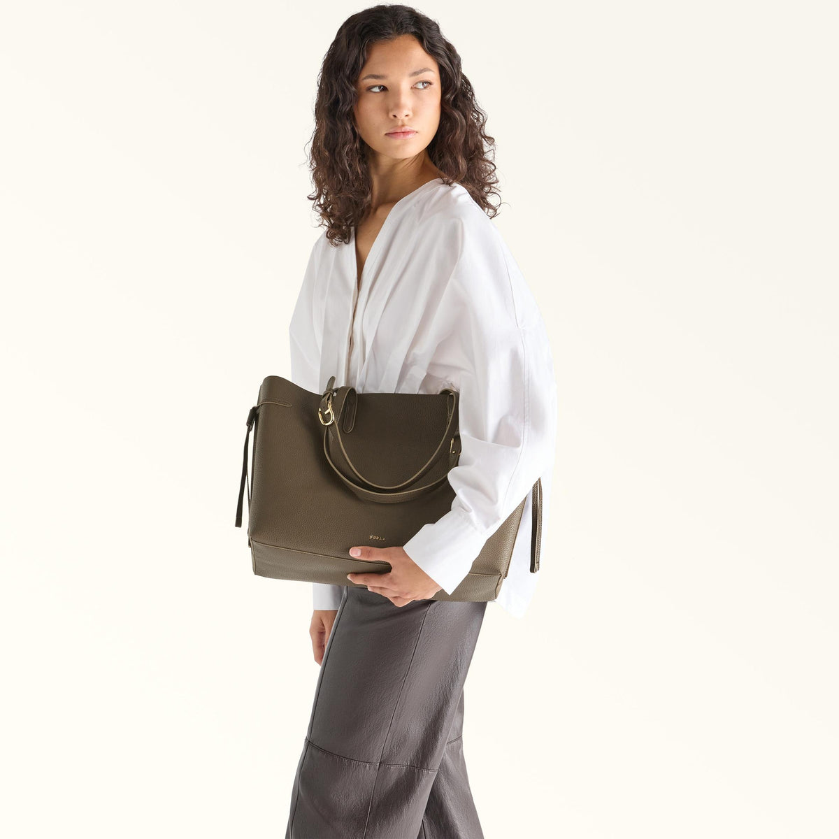 Furla Ava Tote L Mogano+Cremino Int. - Furla