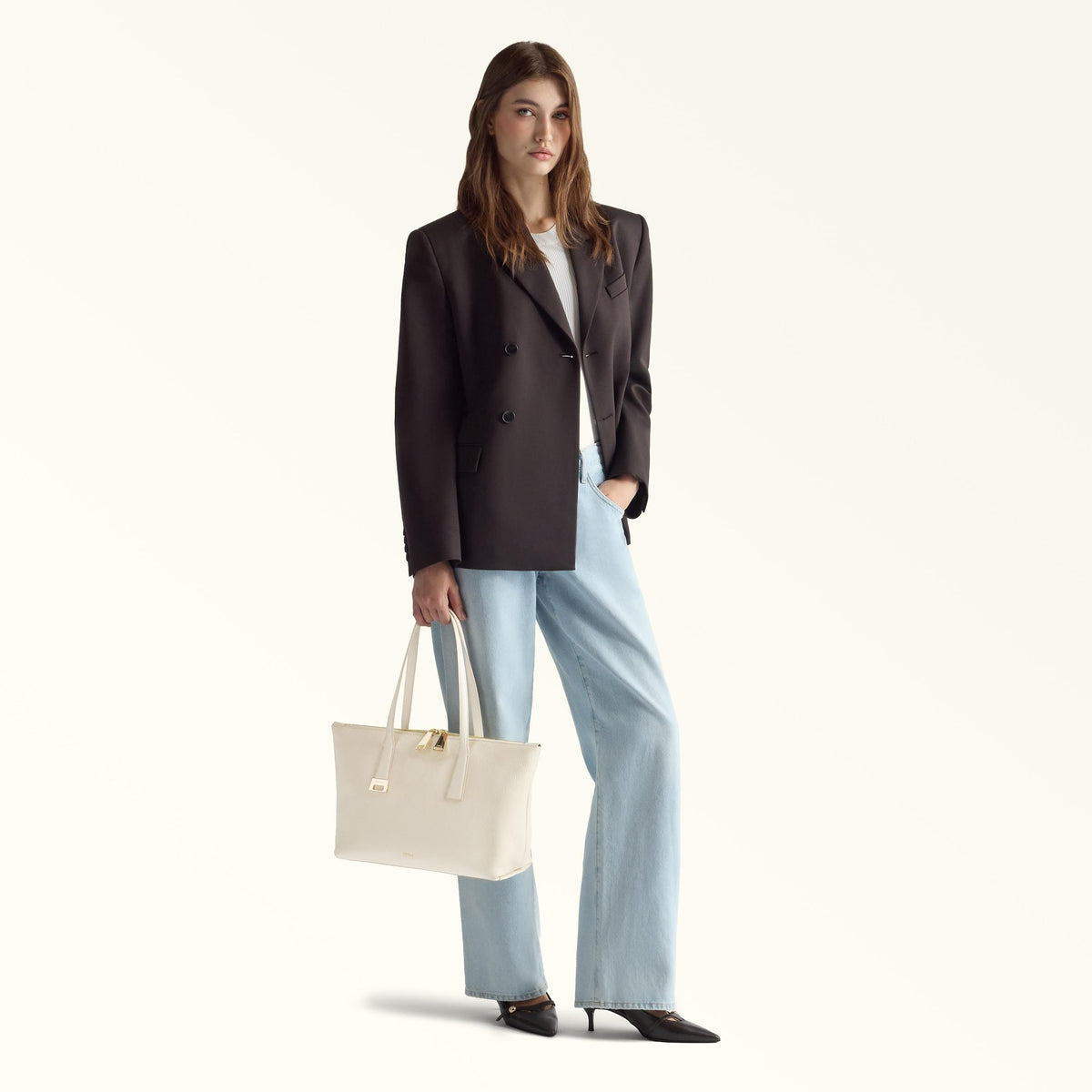Furla Olivia Tote M Panna - Furla