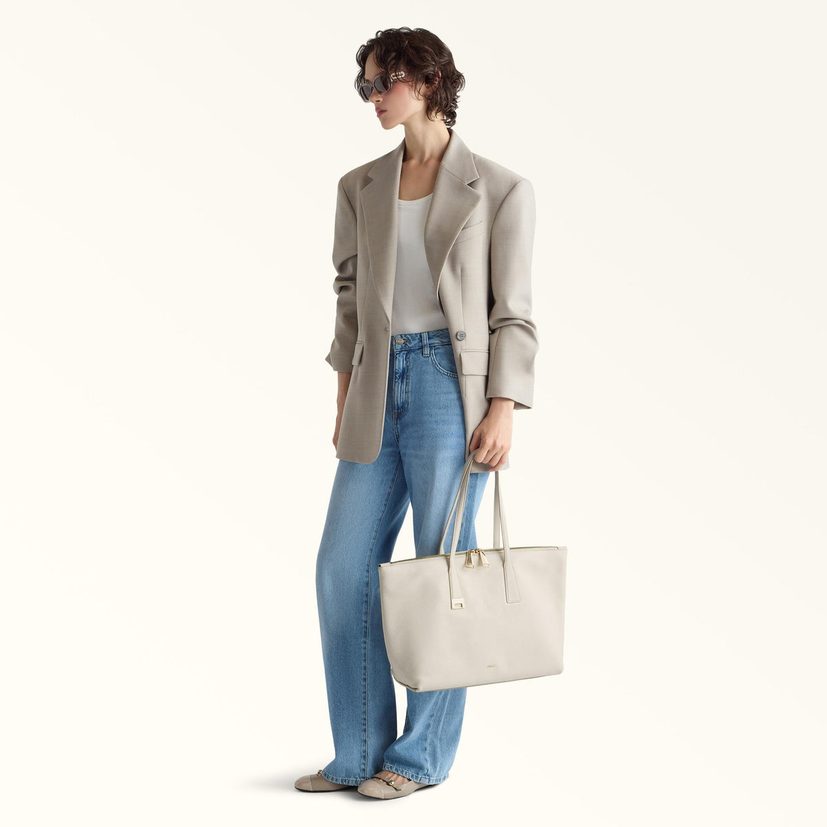 Furla Olivia Tote L Panna - Furla