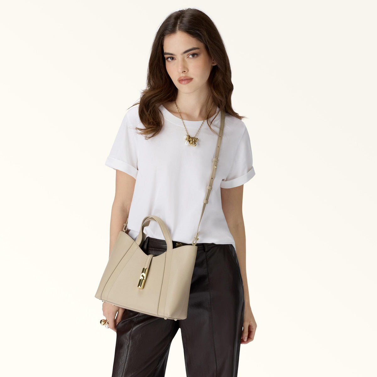 Furla Goccia Tote S Linen - Furla