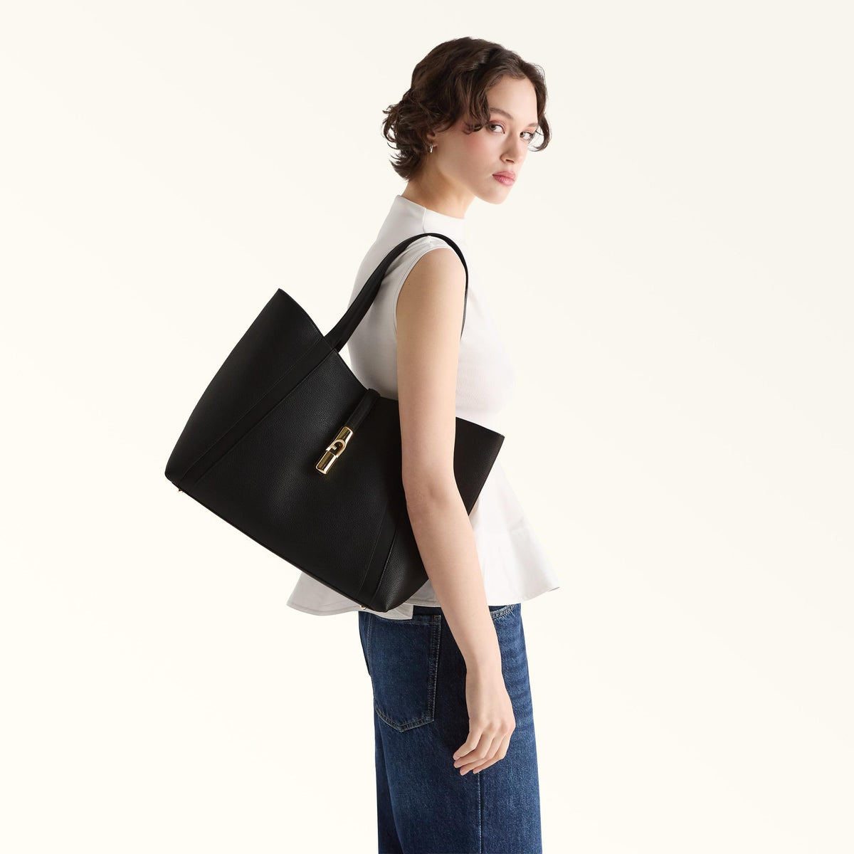 Furla Goccia Tote L Nero - Furla