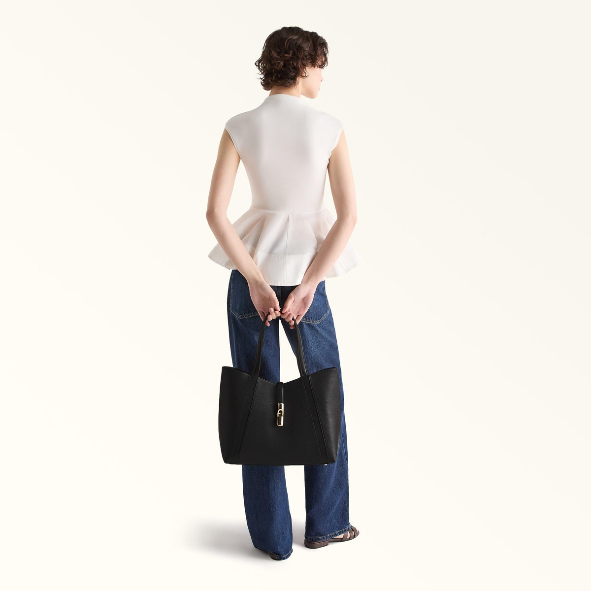 Furla Goccia Tote L Nero - Furla
