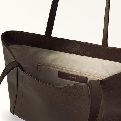 Furla Goccia Tote L Cioccolato - Furla
