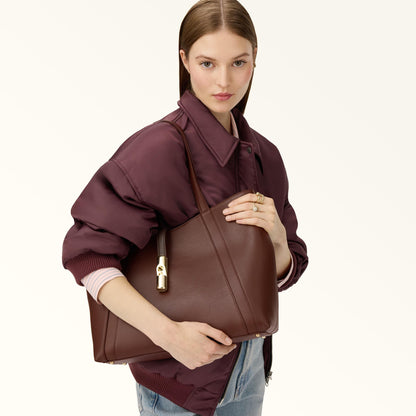 Furla Goccia Tote L Cioccolato - Furla