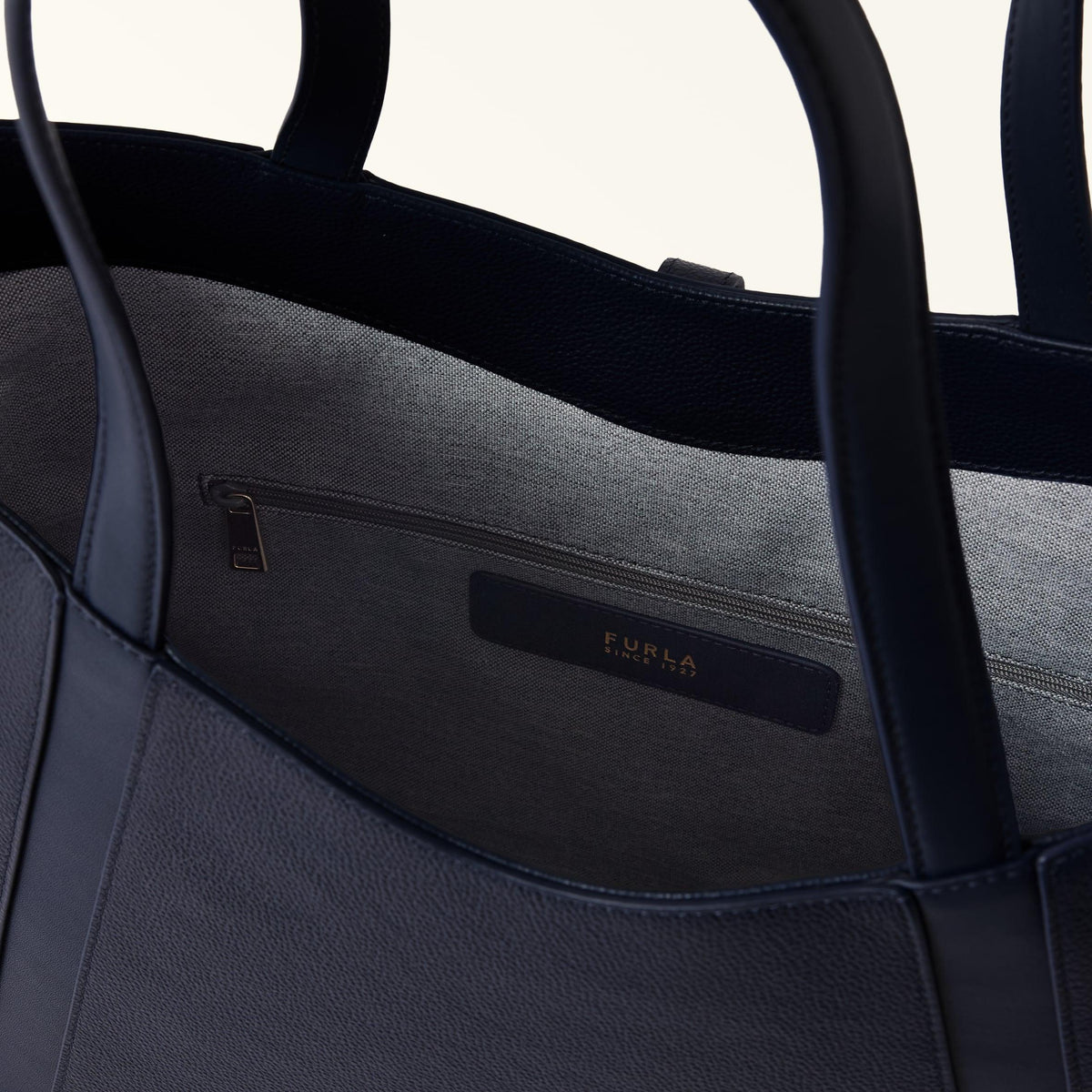 Furla Goccia Tote L Ink Blue - Furla