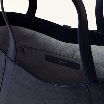 Furla Goccia Tote L Ink Blue - Furla