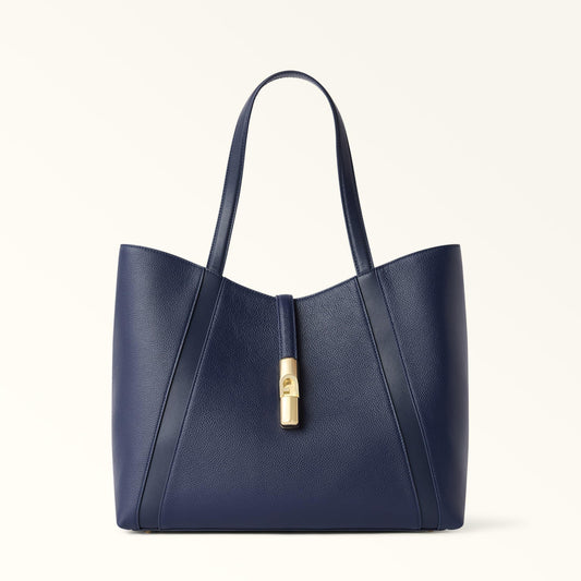 Furla Goccia Tote L Blu Reale - Furla