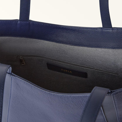 Furla Goccia Tote L Blu Reale - Furla