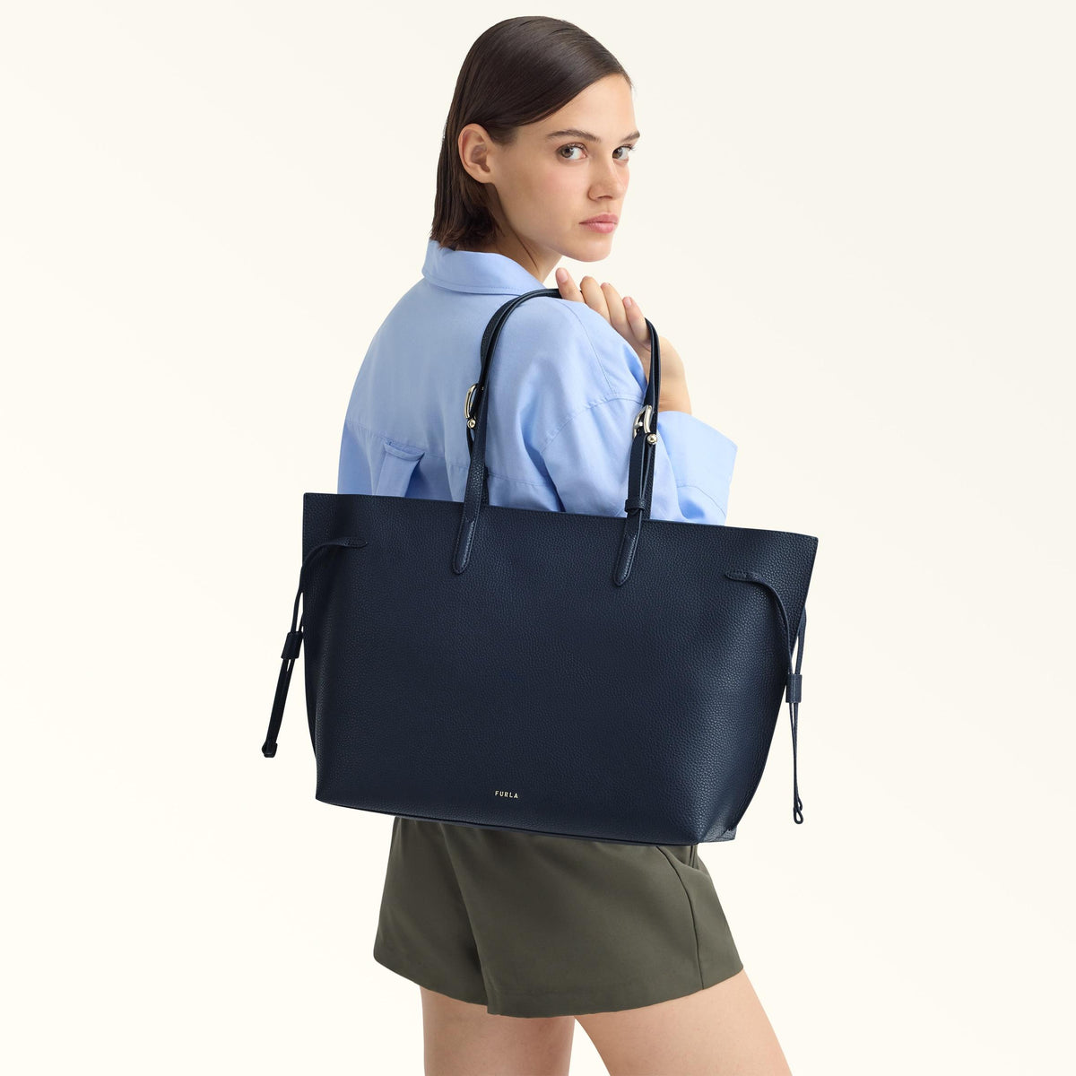 Furla Ava Tote L Ink Blue+Ink Blue Int. - Furla