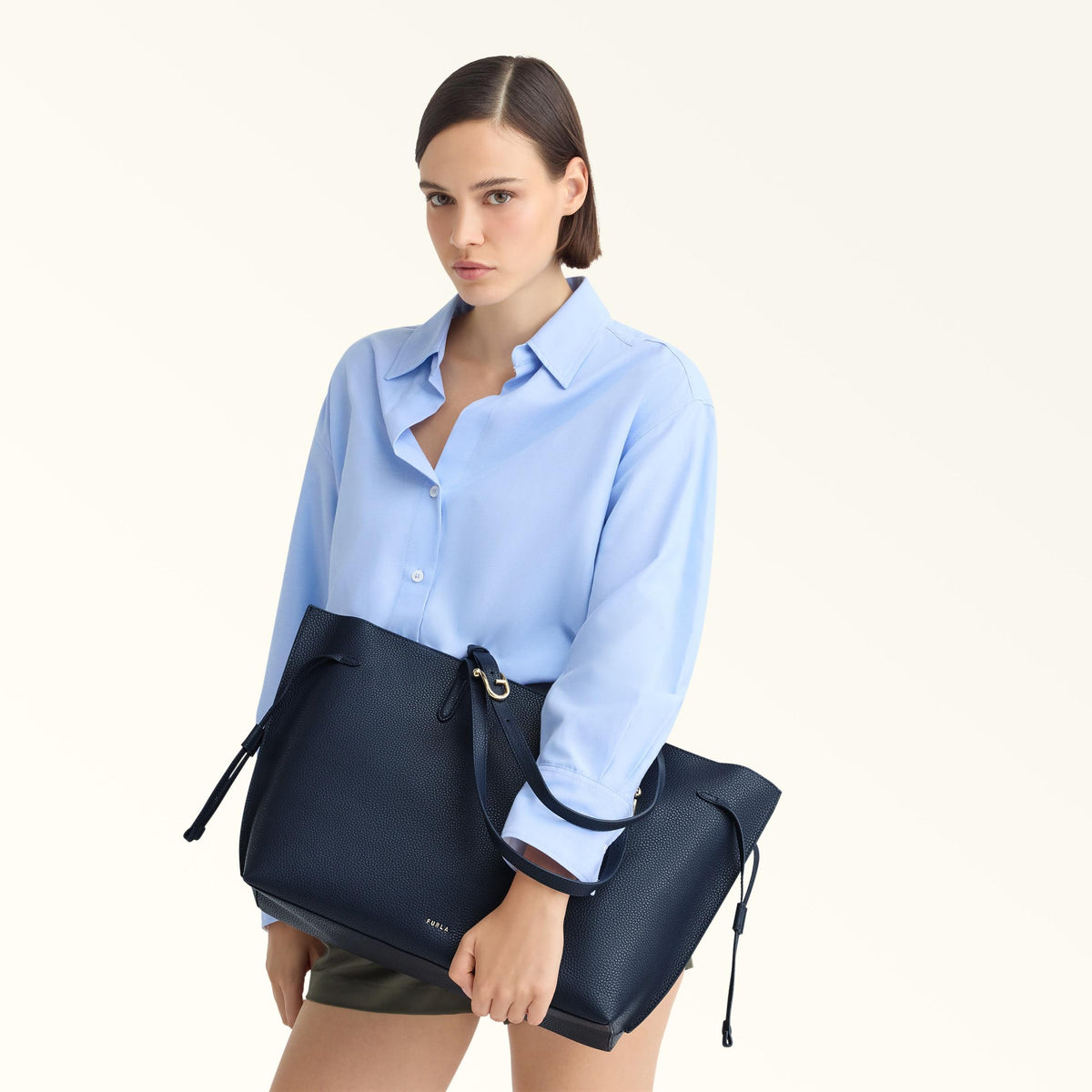 Furla Ava Tote L Ink Blue+Ink Blue Int. - Furla