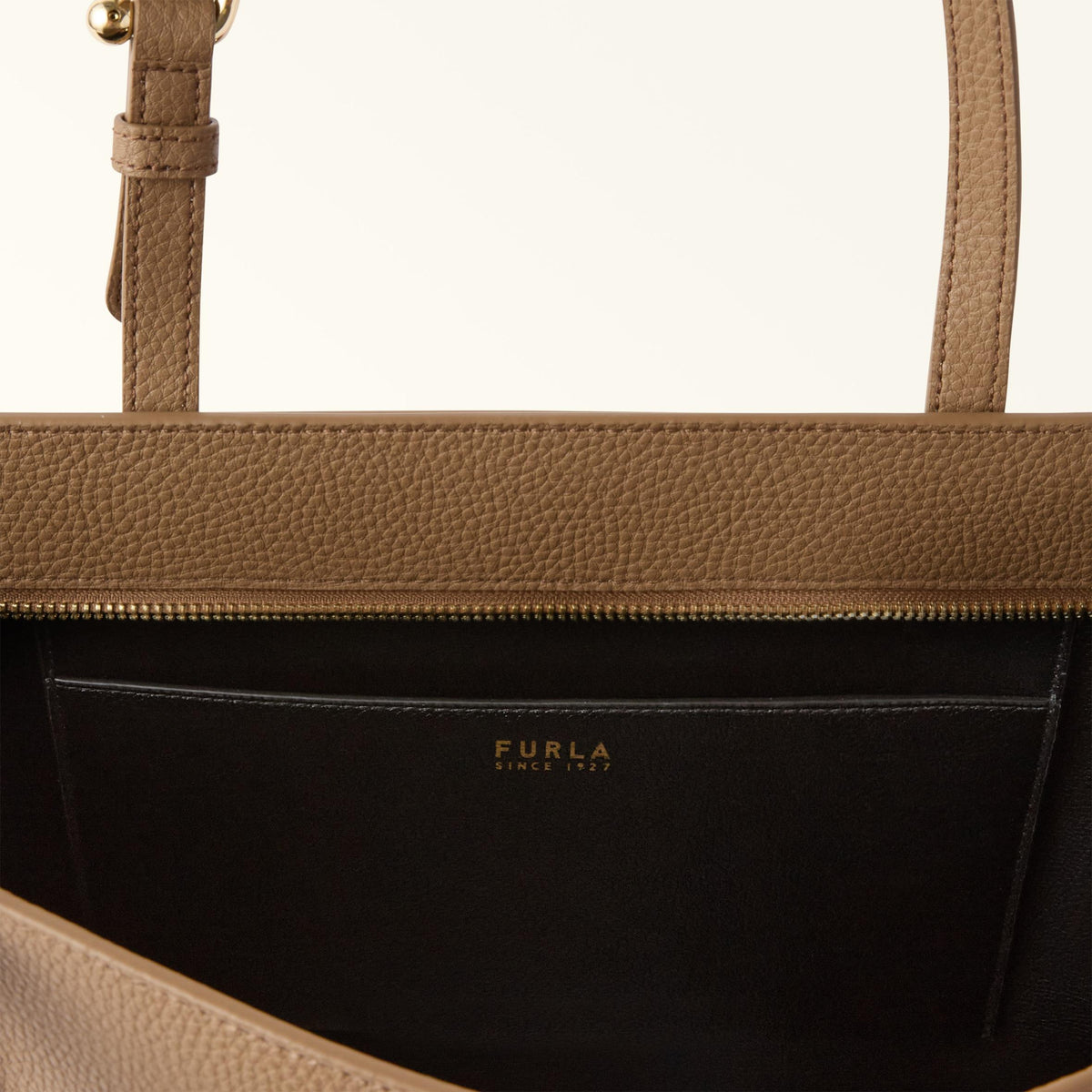 Furla Ava Tote L Toffee+Nero Int. - Furla