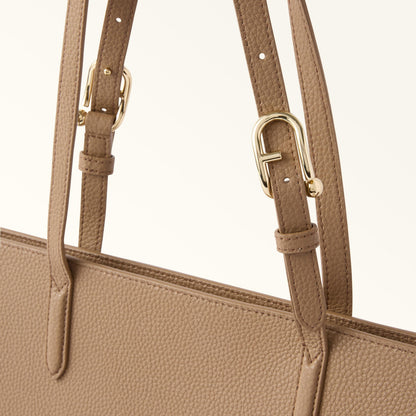 Furla Ava Tote L Toffee+Nero Int. - Furla