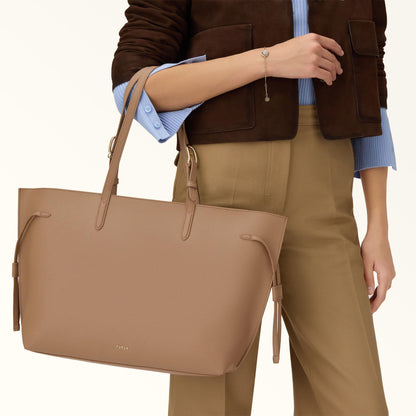 Furla Ava Tote L Toffee+Nero Int. - Furla