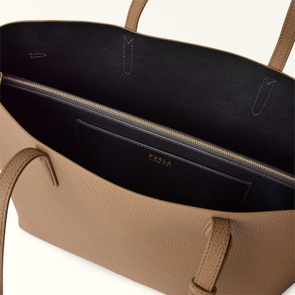 Furla Ava Tote L Toffee+Nero Int. - Furla