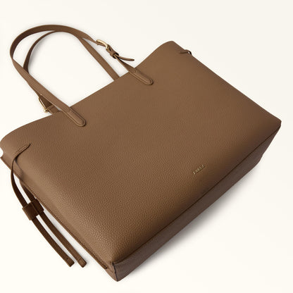 Furla Ava Tote L Toffee+Nero Int. - Furla