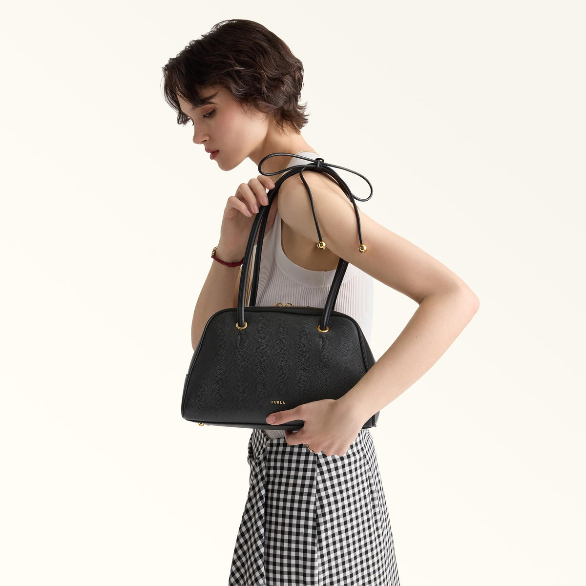 Furla Poppy Dome M Nero - Furla