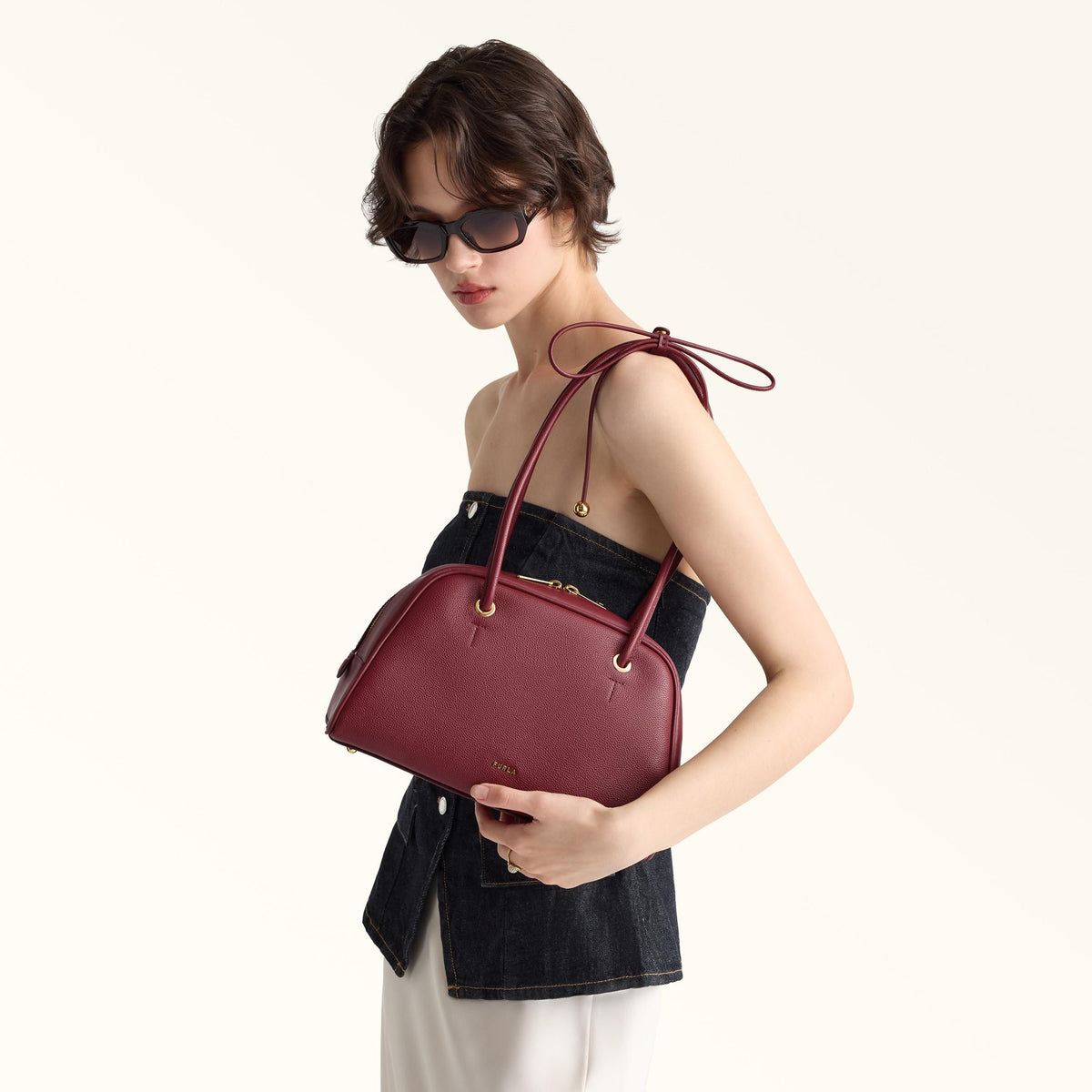 Furla Poppy Dome M Red Apple - Furla