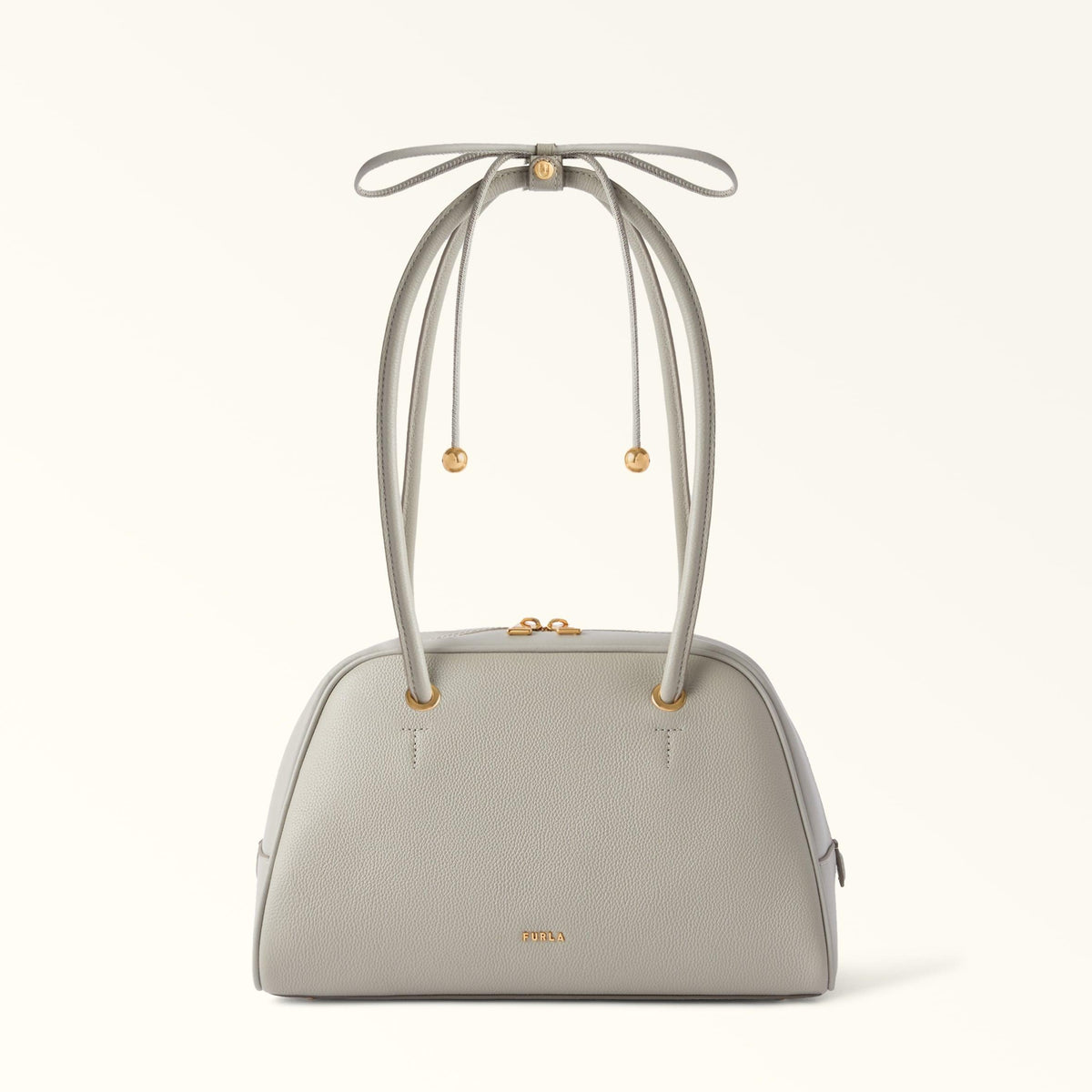 Furla Poppy Dome M Stone Gray - Furla