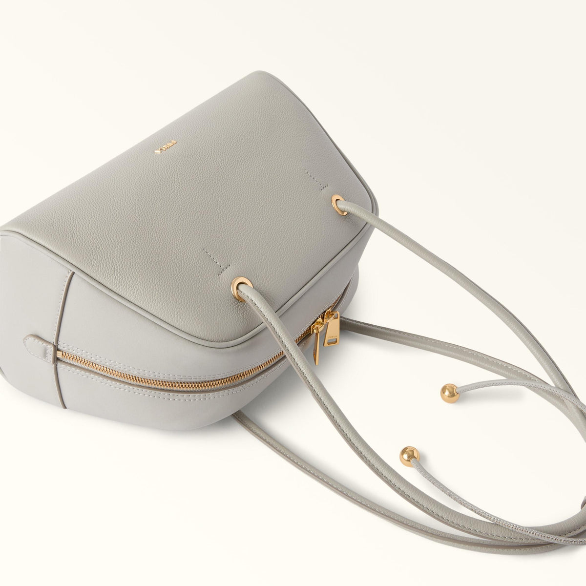 Furla Poppy Dome M Stone Gray - Furla