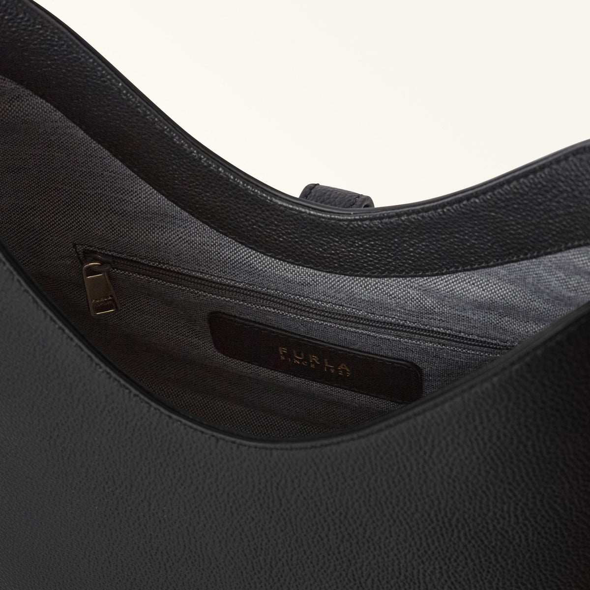 Furla Goccia Shoulder Bag S Nero - Furla
