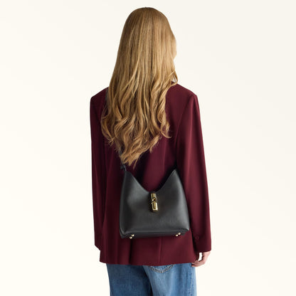 Furla Goccia Shoulder Bag S Nero - Furla