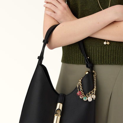 Furla Goccia Shoulder Bag S Nero - Furla