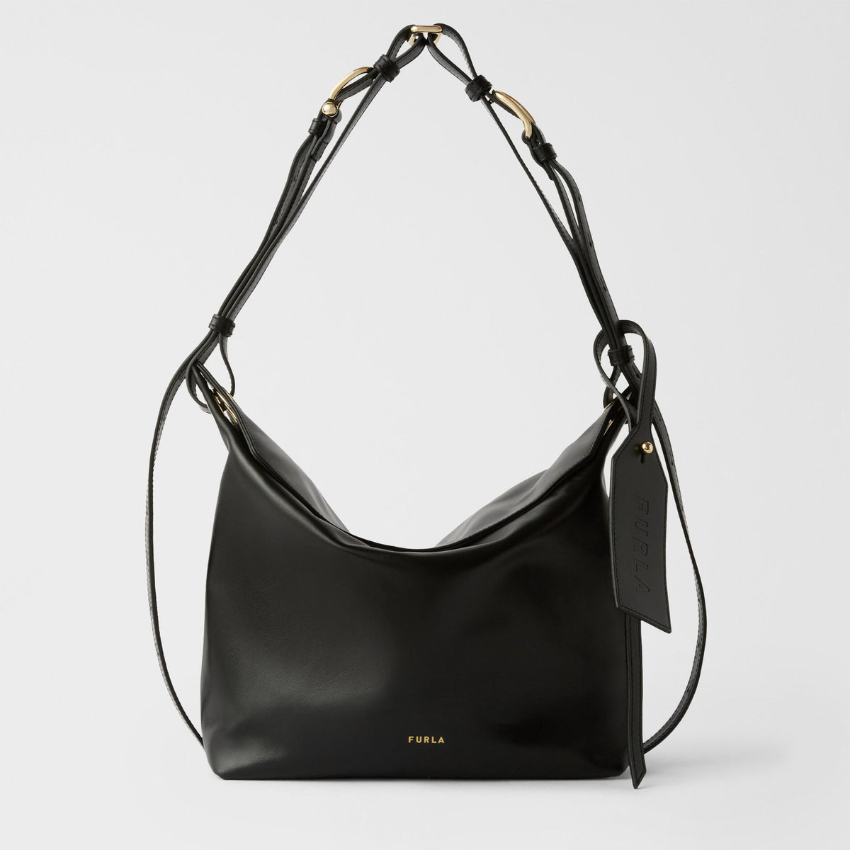 Furla Ginevra Shoulder Bag M Nero - Furla