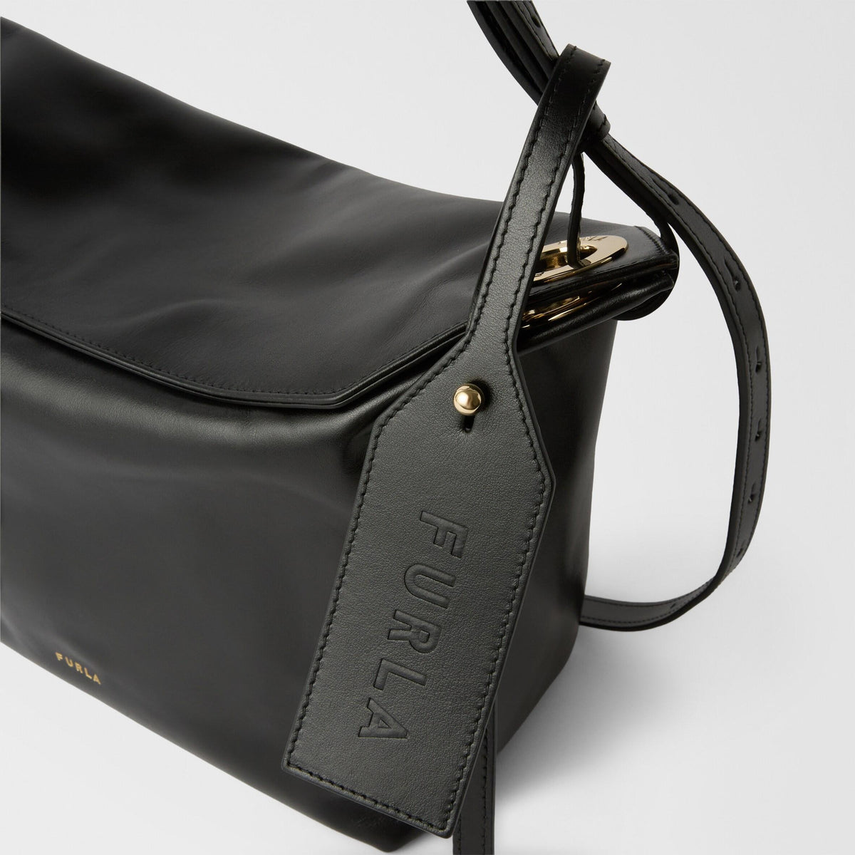 Furla Ginevra Shoulder Bag M Nero - Furla