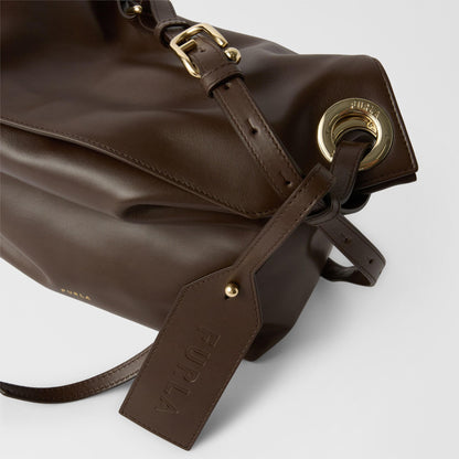 Furla Ginevra Shoulder Bag M Espresso - Furla